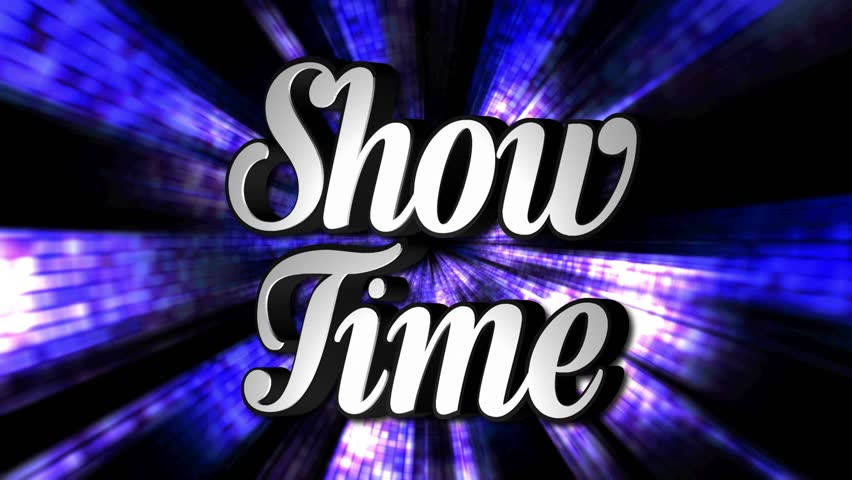 SHOW TIME Animation Text And Disco Dance Background, Zoom IN/OUT ...