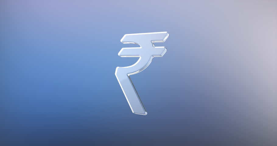Animated Coin Indian Rupee Black 3d Icon Loop Modules For Edit With Animated Coin Indian Rupee Black 3d Icon Loop Modules For Edit With