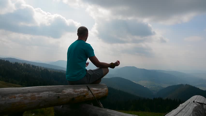 Happy Man Sitting at the Stock Footage Video (100% Royalty-free ...