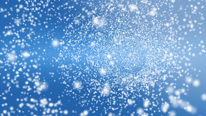 Snow Flakes Falling Animated Festive Abstract Background - For Use With