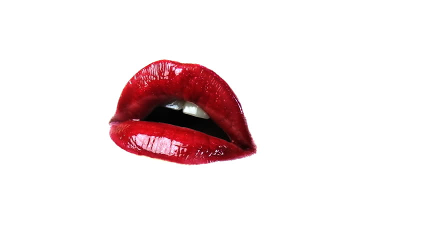 Sexy Woman Opened Mouth Licking Lips Stock Footage Video 21486424 Shutterstock