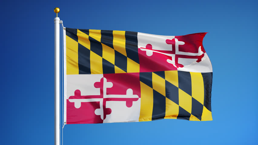 Maryland State Flag Waving Stock Footage Video 2767625 | Shutterstock