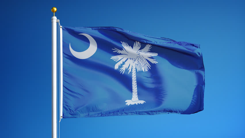 South Carolina Flag Stock Footage Video | Shutterstock