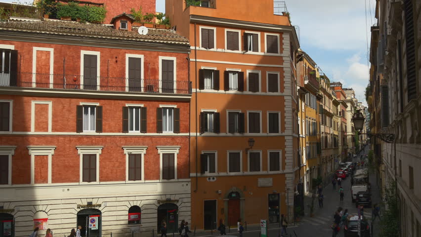 Apartment Building Front italy - october, 2012: a shot of some apartment buildings in rome Apartment Building Front italy - october, 2012: a shot of some apartment buildings in rome