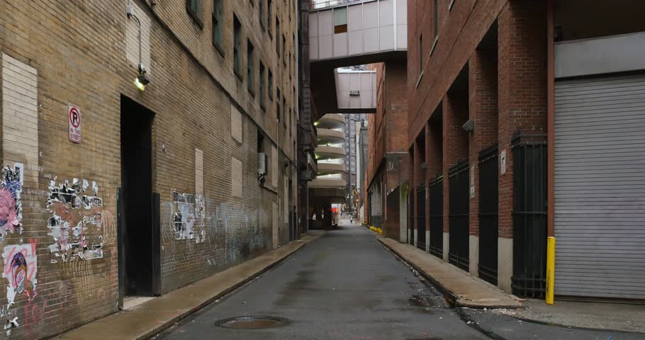 New York Alley Way Stock Footage Video | Shutterstock