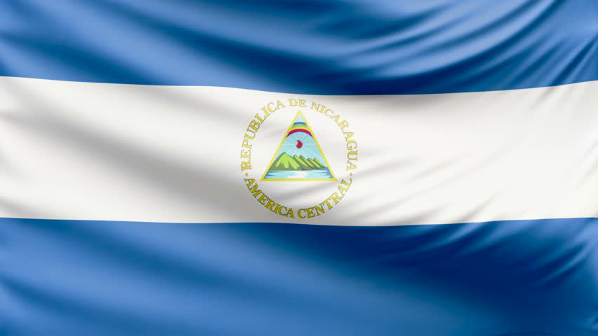 A Waving Nicaragua Flag - Animation Stock Footage Video 5868695 ...
