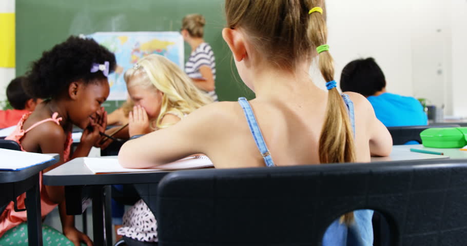 Girl Caught Masturbating In A Classroom