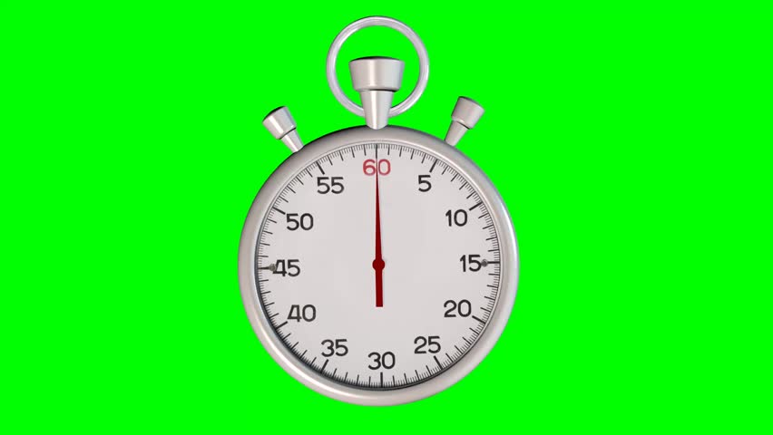 60 Seconds Countdown Stock Video Footage