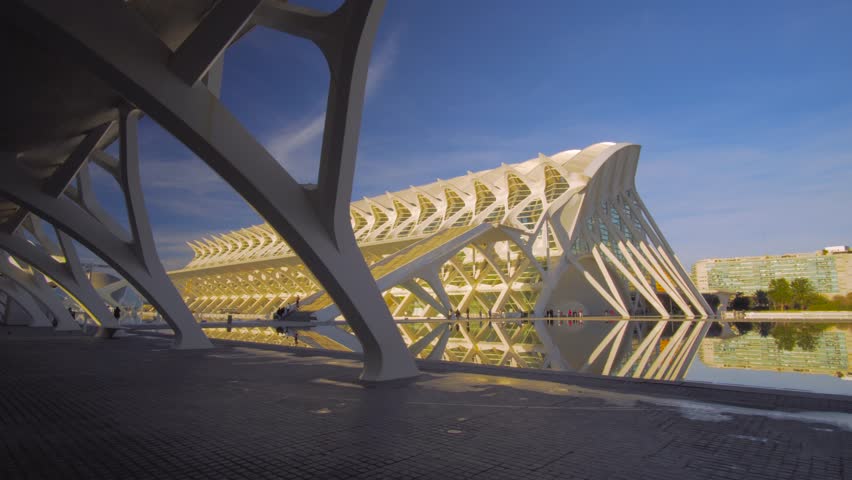 Modern Architecture Videos valencia spain 25 december 2016: city center with modern Modern Architecture Videos valencia spain 25 december 2016: city center with modern