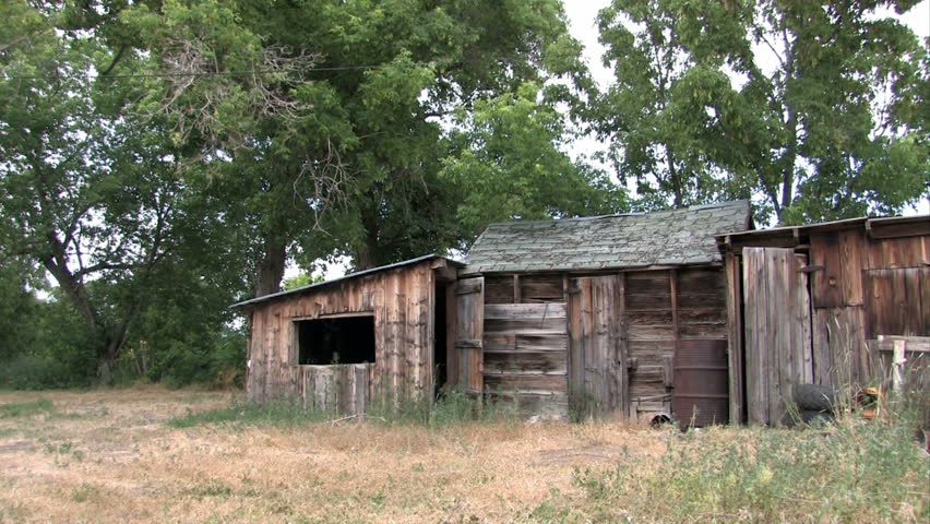 Old Wooden Sheds On A Stock Footage Video 100 Royalty Free 234868 Shutterstock