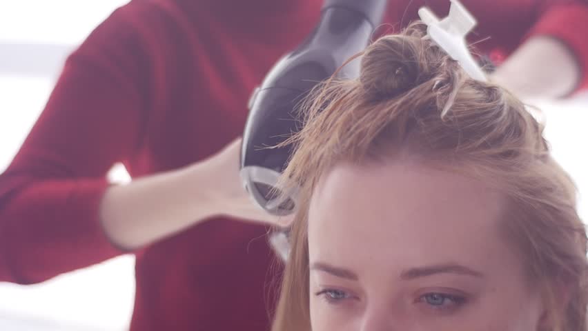 Best Blow Drying Technique Hair Drying Stockvideos