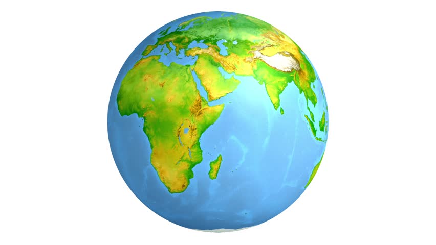 Earth Globe World Map Isolated Stock Footage Video 100 Royalty Free 23761558 Shutterstock