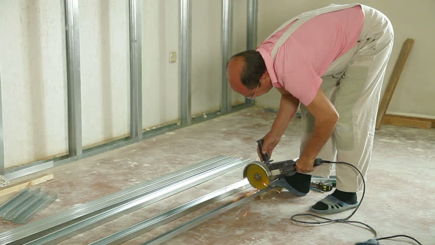 Installation Of Gypsum Plasterboard Ceilings Stockvideos Filmmaterial 100 Lizenzfrei 2384738 Shutterstock