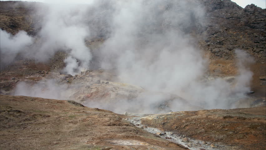 Hot Spring Emitting Smoke Image - Free Stock Photo - Public Domain 