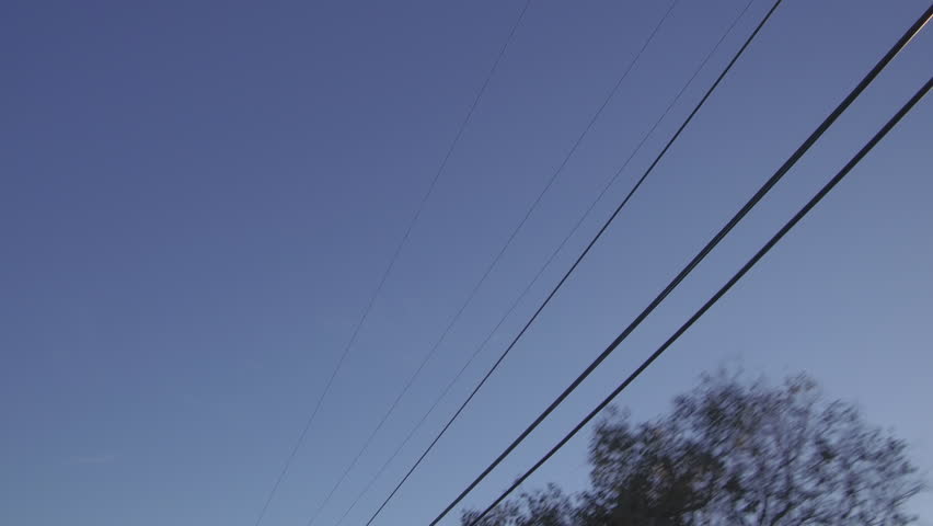 Telephone Pole Wire Stock Footage Video | Shutterstock