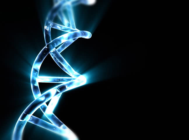 DNA String With Blue Light Beams Stock Footage Video 193540 | Shutterstock