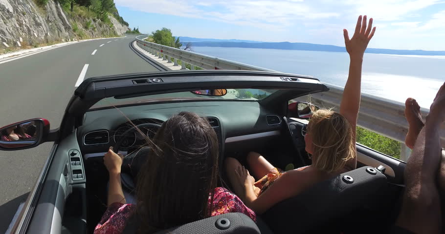 Friends Riding In Car Stock Footage Video 4741889 | Shutterstock