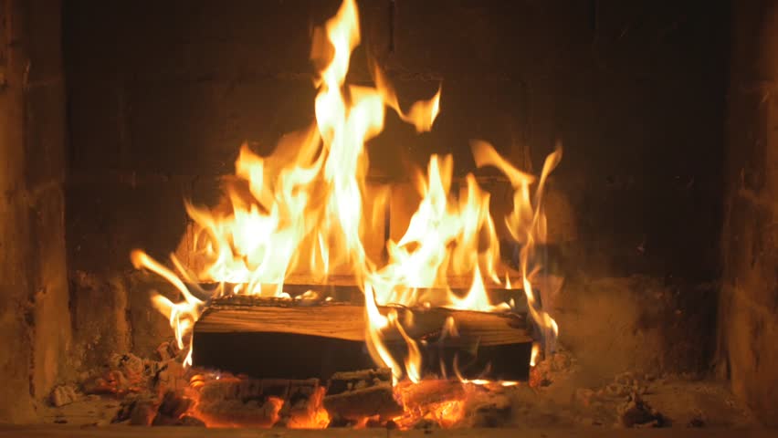 Warm Cozy Fire In A Stock Footage Video 100 Royalty Free