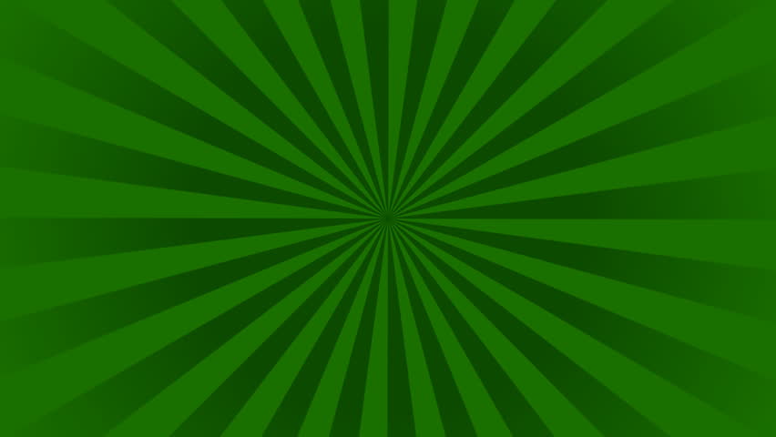 Green striped sunburst on a gradient and rotating… - Royalty Free Video