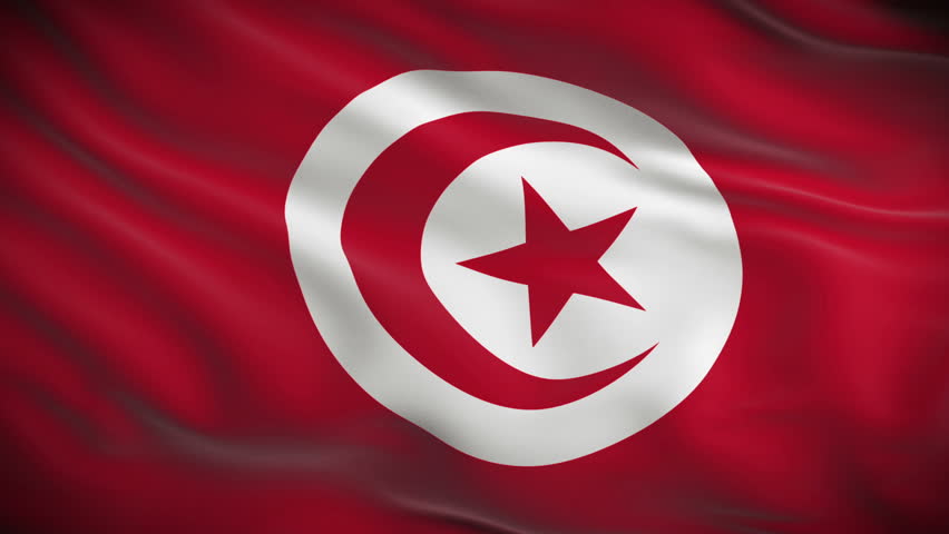 Flag Of Tunisia 3D Wallpaper Animation, National Symbol ...