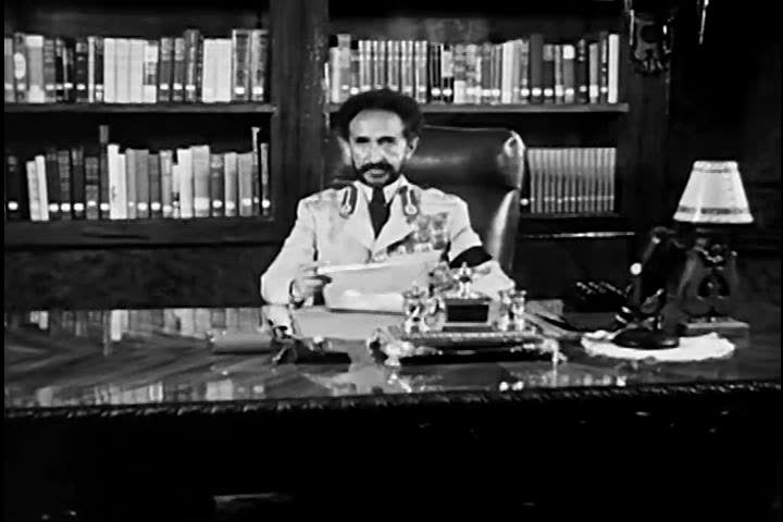 1950s: Haile Selassie I, Emperor Stock Footage Video (100% ...