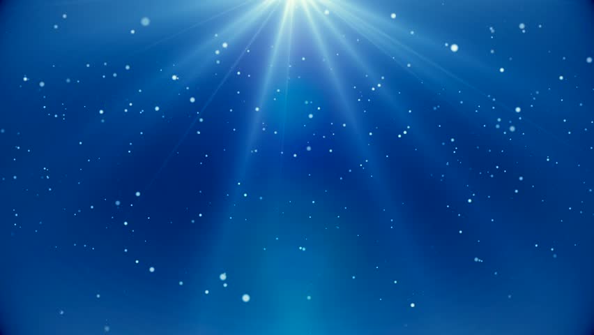 Abstract Blue Background With Rays Sparkles. Animation Background With ...