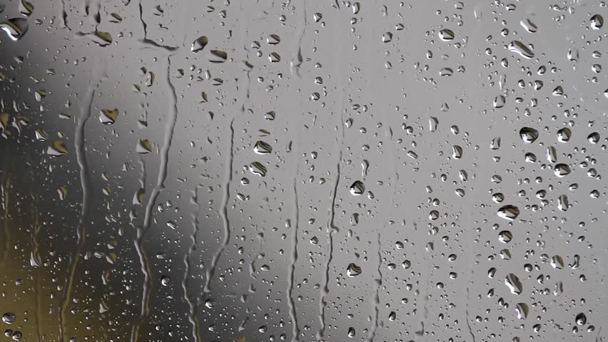 Rain Drops On The Window Glass Stock Footage Video 3690722 | Shutterstock