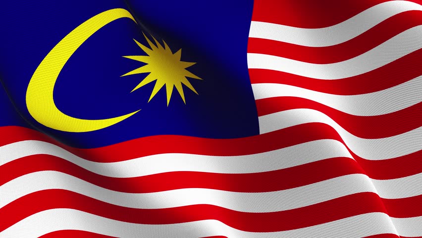 Flying Flag Of MALAYSIA | LOOPED | Stock Footage Video 684508 ...