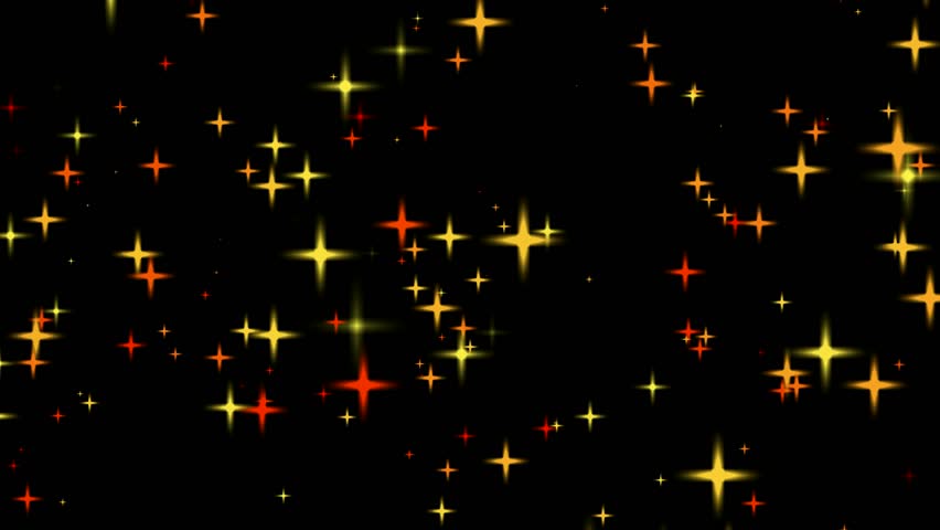 Red And Yellow Stars Shining Stock Footage Video 335407 | Shutterstock