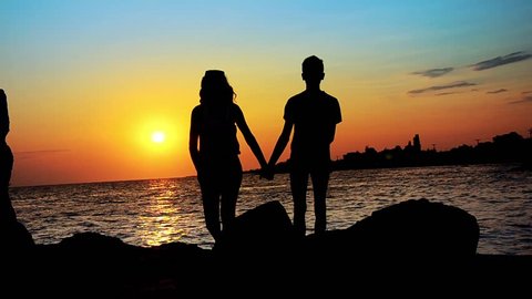 Romantic Couple Holding Hands In Stock Footage Video 100 Royalty Free Shutterstock