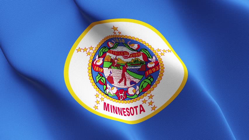 Minnesota Flag Loop 1 Stock Footage Video 1373356 | Shutterstock