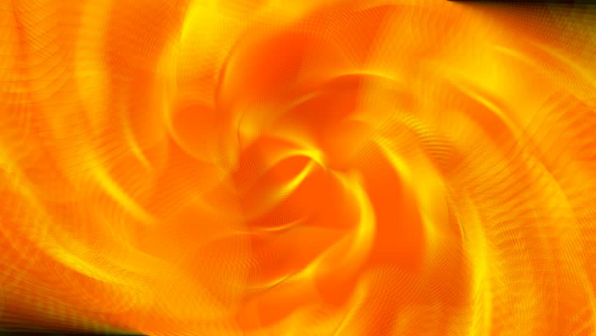 Loop Animation Of Abstract Yellow And Orange, Soft, Evolving Curves ...