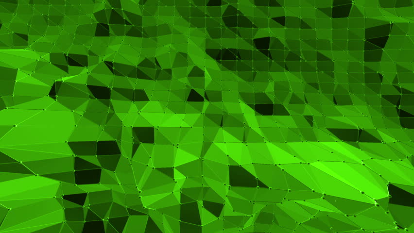 Stock video of green low poly background waving. abstract | 29567458 ...