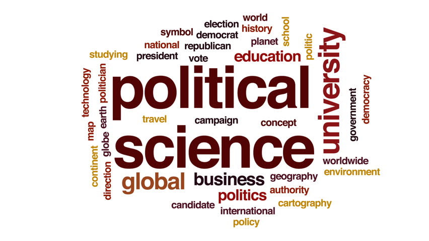 Political Science Animated Word Cloud, Stock Footage Video (100 ...