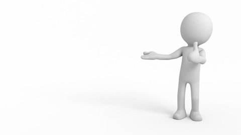 White Character Shows Ok Small White Stock Footage Video (100% Royalty-free) 3001258 | Shutterstock White Character Shows Ok Small White Stock Footage Video (100% Royalty-free) 3001258 | Shutterstock