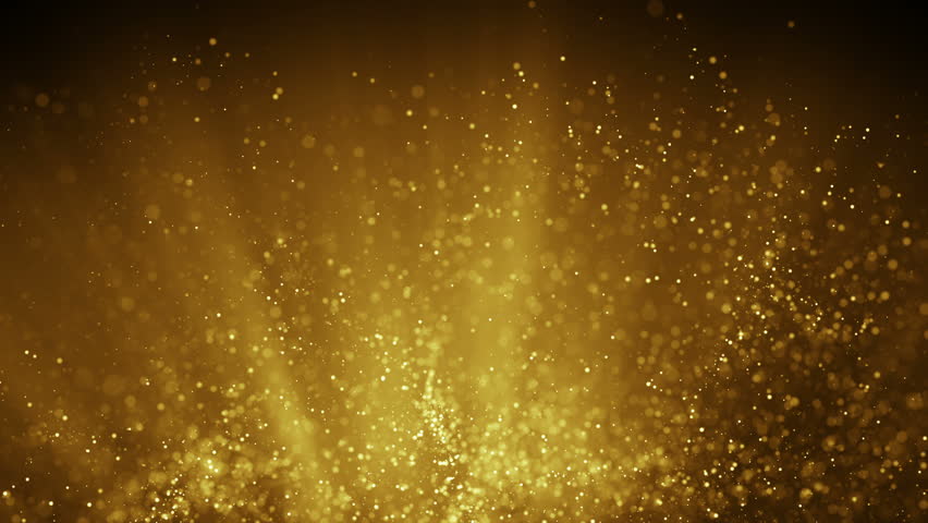 Fairy Dust Flying in Gold Stock Footage Video (100% Royalty-free