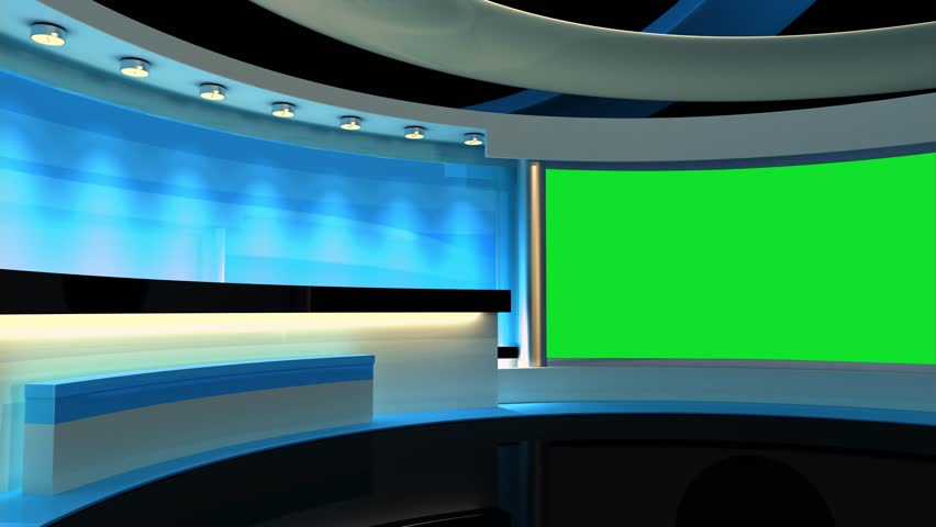 Tv Studio, News Room. Studio : Stockvideos & Filmmaterial (100 ...