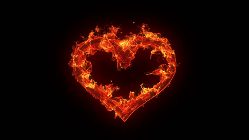 Burning Heart Stock Footage Video 2512004 | Shutterstock