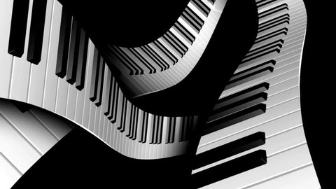 Animated Piano Keys Like Waves Stock Footage Video (100% Royalty-free)  3256918 | Shutterstock