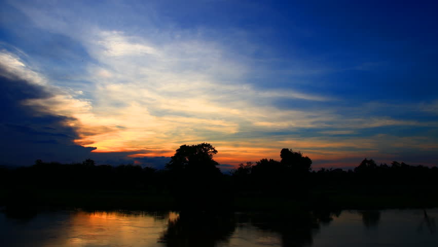 Dusk Landscape in the Black River Forest image - Free stock photo ...