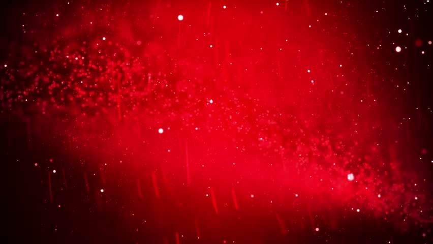 Seamless Loop. Snow Falls With Large, Ornamental Snowflakes Against ...