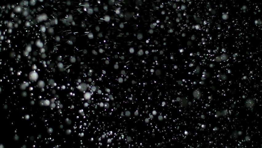 Turbulent Snowfall On Black Slowmotion Loop Stock Footage Video 3002266 ...