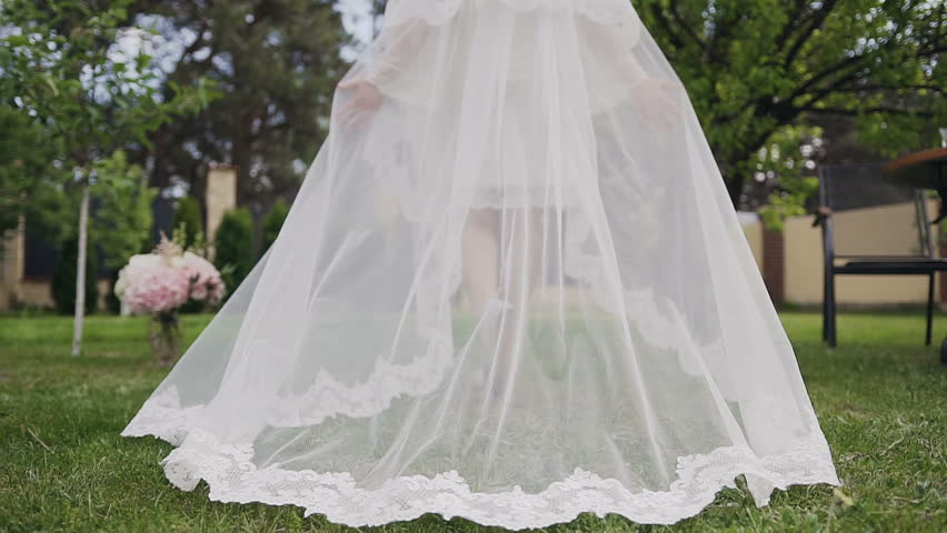 Close Up Of A Long Bridal Stock Footage Video 100 Royalty Free