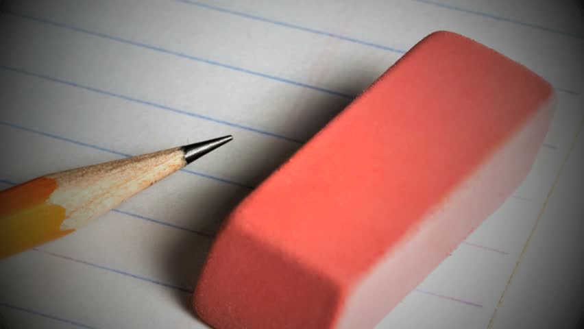 Pencil On A Lined Pad Of Paper Stock Footage Video 3414545 ...