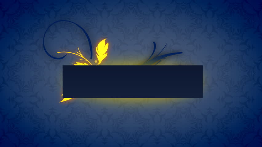 Flower Ornaments Banner Vector Design Stock Footage Video 100