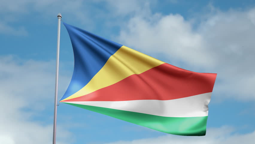 Seychelles Flag Stock Footage Video | Shutterstock