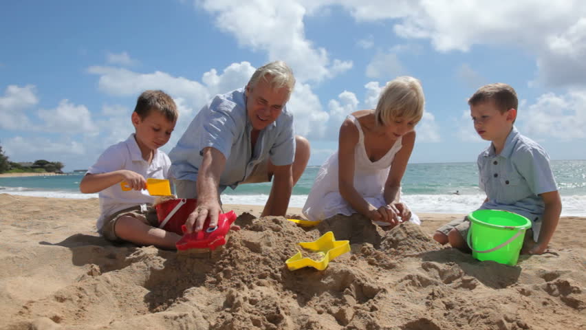 Image result for elderly couple playing with grandchildren