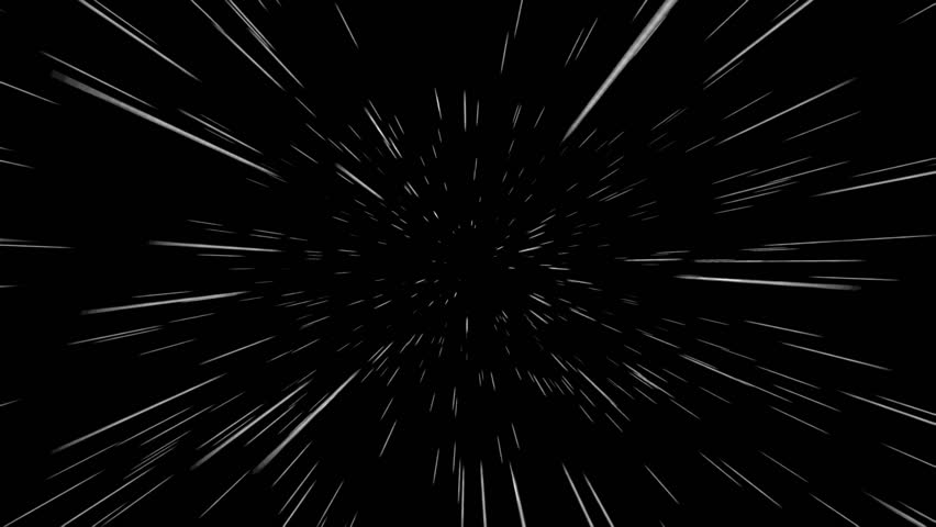 Flying Through Hyper Space With Stars Zooming Past The Camera. This Can ...