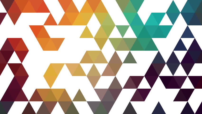  Triangles Hipster Animation Retro Pattern Of Geometric 