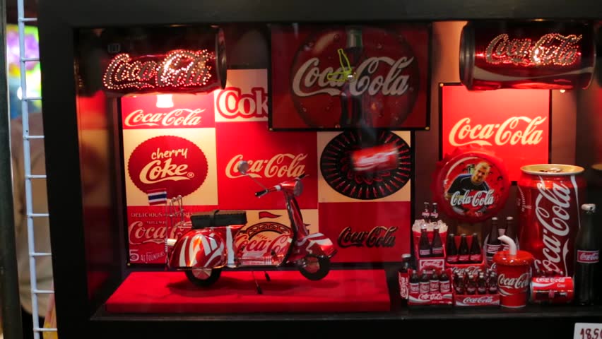 Circa Feb 2014 Handmade Vintage Coca Cola Coke Wall Desk